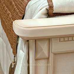 Кровать (1200х2000)  Joconda крем без ножной спинки, вариант №1