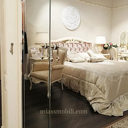 Кровать двойная (1600x2000) с кутанной головной и без ножной спинки