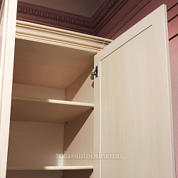 Шкаф 3-х дв. для платья и белья с зеркалом