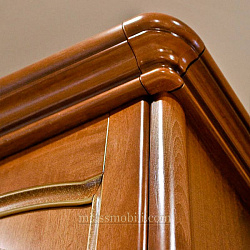 Шкаф 3-х дв.Luigi цвет орех для платья и белья